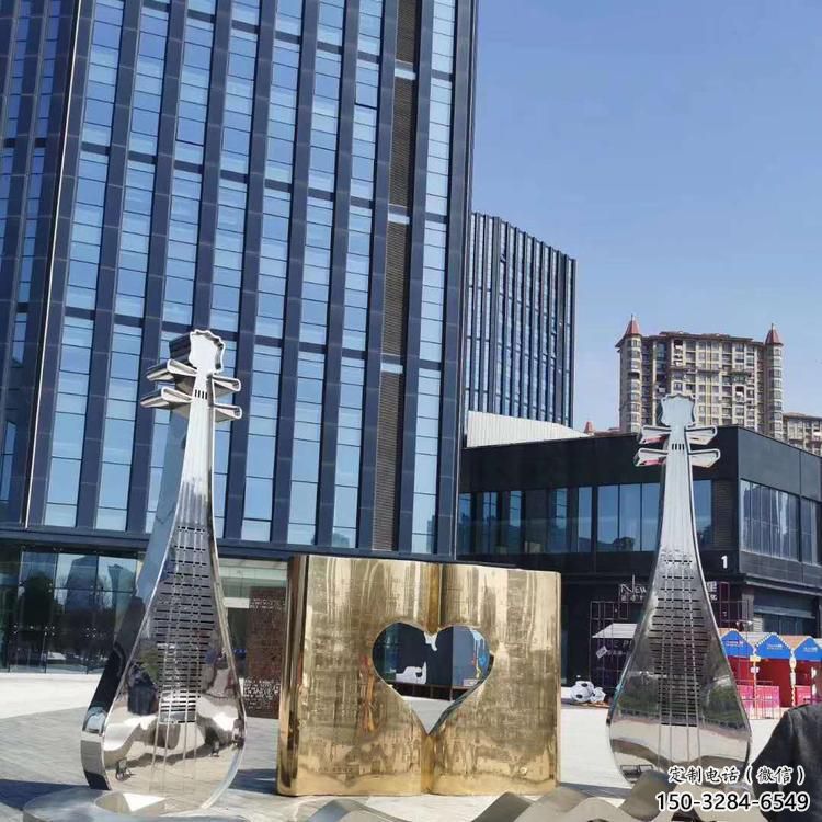 歐式薩克斯雕塑 抽象希望樂器雕塑 景觀西方樂隊雕塑