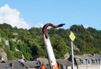 大型薩克斯雕塑 鍛造發光樂器雕塑 房地產西方樂隊雕塑