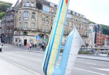 景觀薩克斯雕塑 剪影樂器雕塑 商業街西方樂隊雕塑