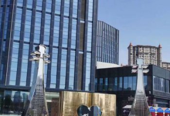 歐式薩克斯雕塑 抽象希望樂器雕塑 景觀西方樂隊雕塑