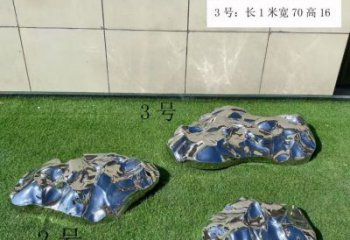 異形鵝卵石雕塑 現代校園雕塑 校園空心石雕塑