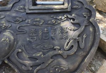 室內鎖子雕塑 仿真同心鎖雕塑 大型雕塑