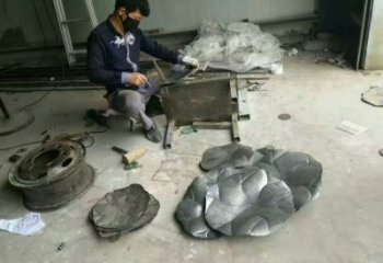 房地產蓮藕雕塑廠家 現代蓮科雕塑 幾何雕塑