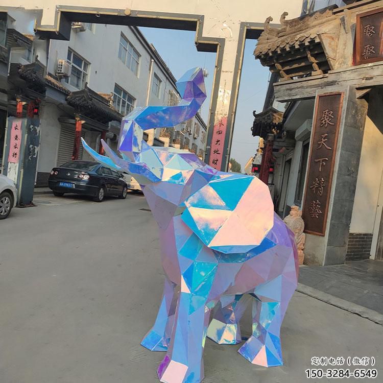 地產(chǎn)大象雕塑提供，露天雕塑，烤漆大象雕塑生產(chǎn)承接