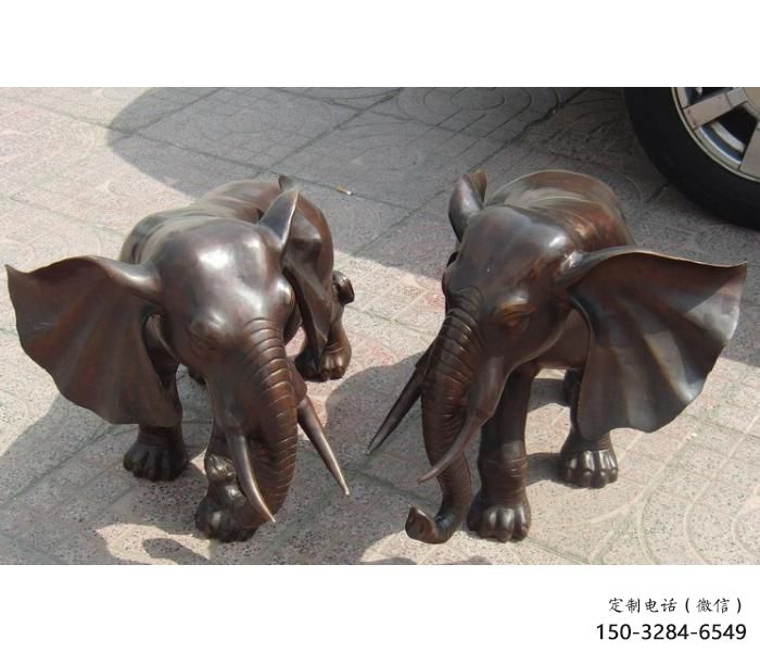 地產(chǎn)大象雕塑精選，戶外雕塑，銅大象雕塑優(yōu)價(jià)