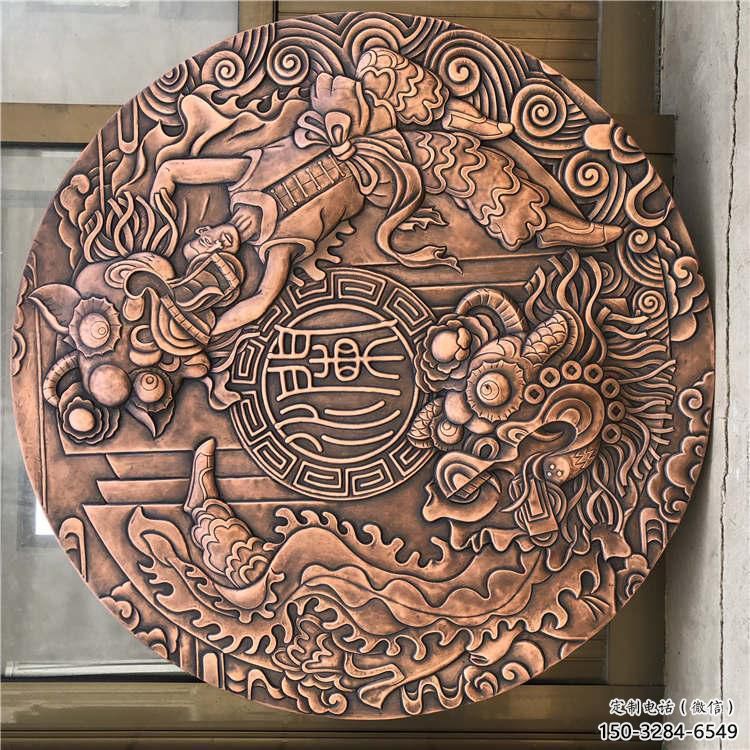 戶外浮雕供求，村標概念，鍛銅浮雕制作廠家