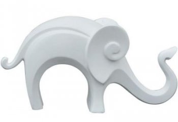 幾何大象雕塑通用，花園小品，廣場大象雕塑優(yōu)價