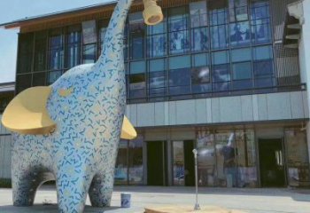 大象雕塑訂做，城市雕塑，景觀卡通大象雕塑工程