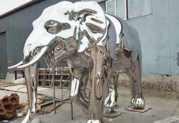 景觀大象雕塑制造商，動物雕塑，鏡面大象雕塑供給