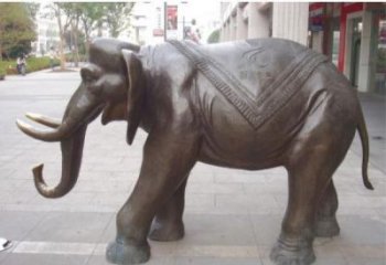 銅大象雕塑優(yōu)選，陸地擺件，銅大象雕塑生產