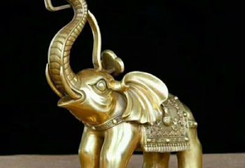 大象雕塑承接，景區(qū)案例，黃銅大象雕塑承接