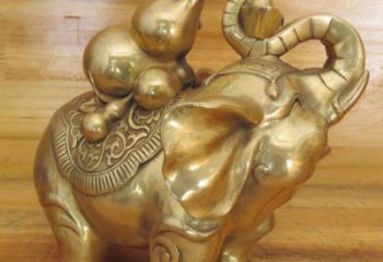 公園大象雕塑定價(jià)，美陳概念，黃銅大象雕塑選用