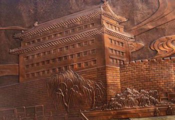 藝術浮雕精選，街道標識，景觀鍛銅浮雕指用