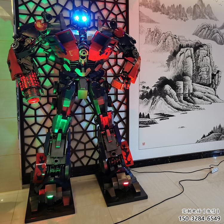 彩繪機(jī)器人雕塑