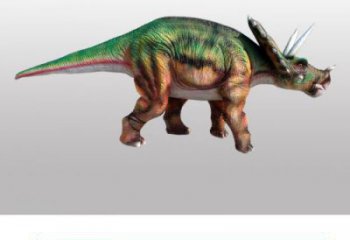 三角龍雕塑底座選定，景觀雕塑，發(fā)聲恐龍雕塑生產(chǎn)商