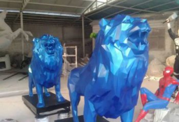 創意獅子雕塑