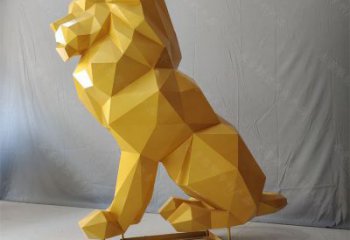獅子雕塑服務(wù)商，動(dòng)物雕塑，不銹鋼獅子雕塑制作