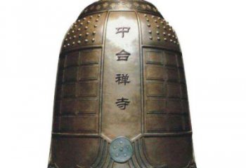 禪寺銅鐘雕塑