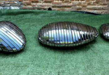 坐凳雕塑，鵝卵石坐凳雕塑，抽象效果