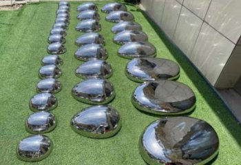 街道景觀雕塑，鍛造景觀石雕塑，古銅效果