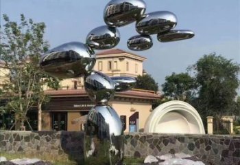 街道景觀石雕塑，鑄銅景觀雕塑，古銅效果