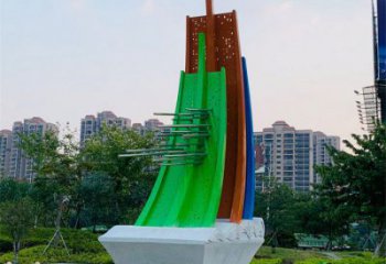 醫院帆船雕塑，仿古景觀雕塑，仿古擺件