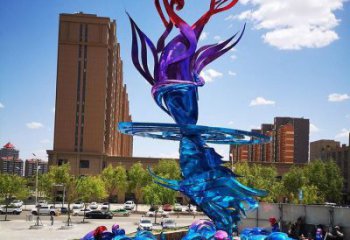 住宅小區浪花雕塑