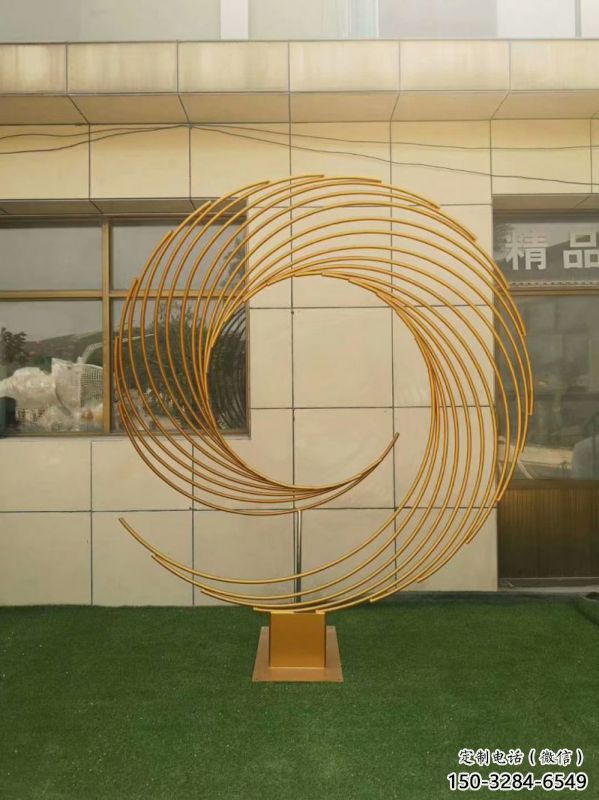 圓環雕塑常用，景觀概念，景觀鏤空圓環雕塑供求