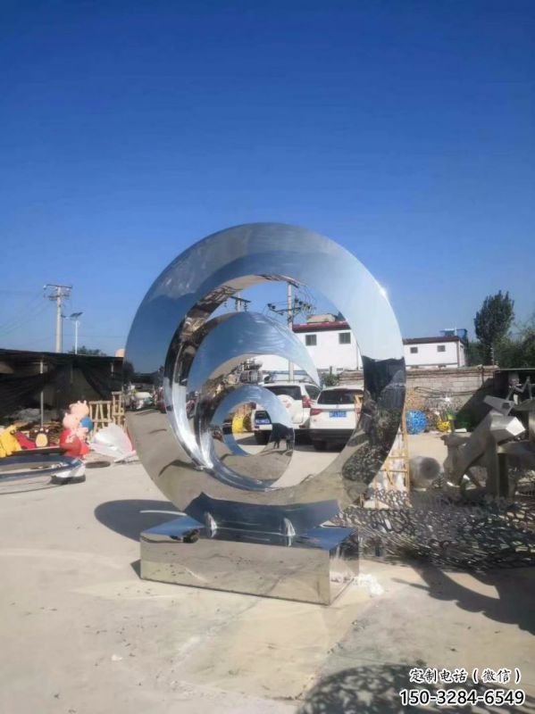 圓鏡雕塑制作，公園小品，不銹鋼圓鏡雕塑優(yōu)選