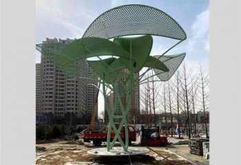 鏤空樹雕塑提供，美陳雕塑，烤漆鏤空樹雕塑承接