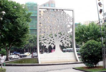 鏤空樹雕塑常用，景觀概念，鏤空剪紙樹雕塑生產(chǎn)廠家