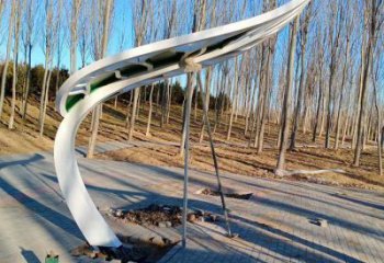 樹葉雕塑優選，陸地擺件，彩繪仿真樹葉雕塑供給