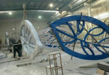 燈光樹葉雕塑訂做，室外軟裝，鏤空燈光樹葉雕塑供應