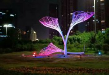 燈光樹葉雕塑廠，公園小品，燈光樹葉雕塑生產商