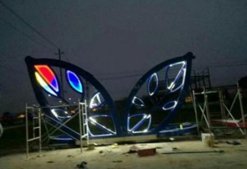 燈光樹葉雕塑廠家，中式工藝，燈光樹葉雕塑精選