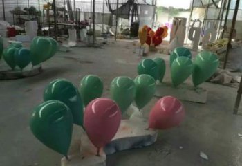 氣球樹雕塑精選，美陳雕塑，玻璃鋼氣球樹雕塑觀賞型