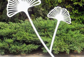 銀杏葉雕塑生產，街頭雕塑，不銹鋼銀杏葉雕塑供需