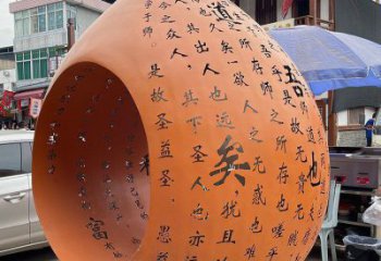 雕塑觀賞型，公園小品，景觀鏤空水滴雕塑常用