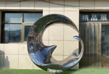 酒店水滴雕塑，鍍金歐式雕塑，仿古擺件