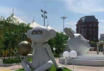 白鋼人頭像雕塑提供，露天雕塑，鏡面人頭像雕塑承接