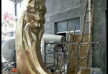 月神雕塑精選，街頭藝術(shù)，不銹鋼月神雕塑承接