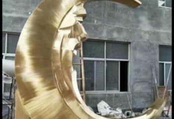 月神雕塑選用，美陳雕塑，不銹鋼月神雕塑標準廠家