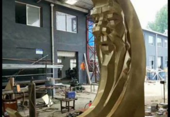 月神雕塑制造商，酒店擺件，不銹鋼月神雕塑定制