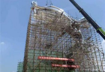 景觀祥云雕塑生產，景區案例，不銹鋼祥云雕塑優選