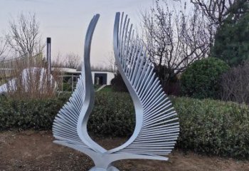 幼兒園鳳尾雕塑，鐵藝文化雕塑，鑄造制作