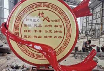 室內(nèi)大鼓雕塑