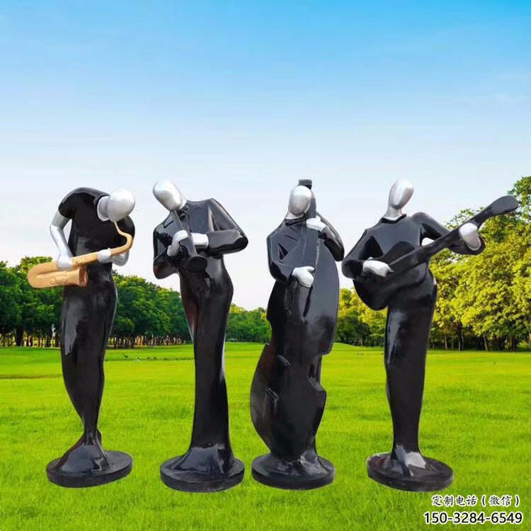 黃山住宅小區吹拉彈唱雕塑