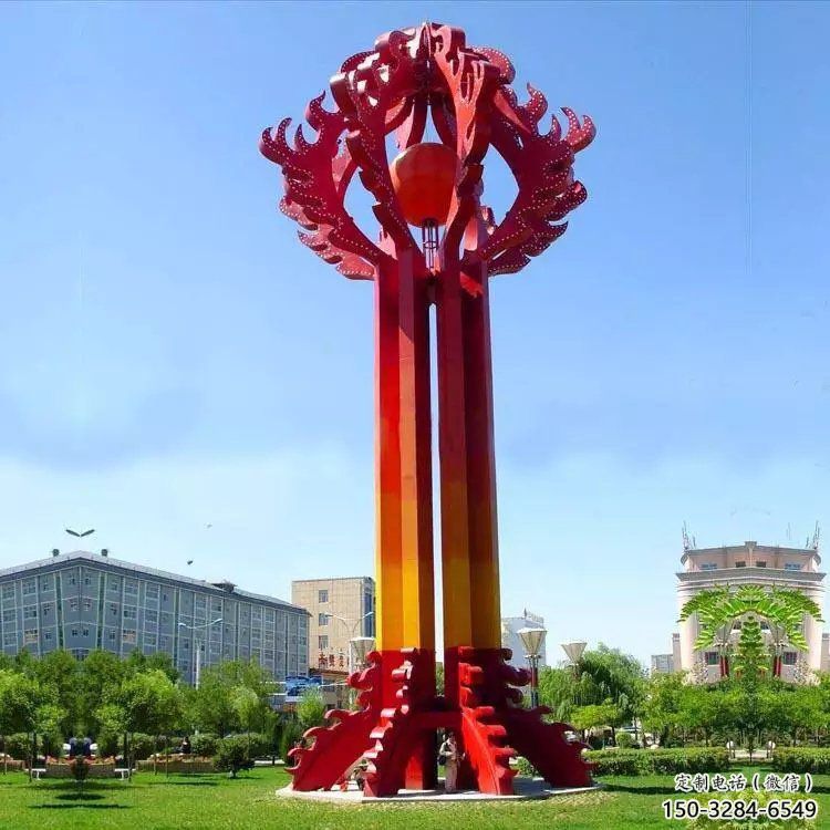 天水街道精神堡壘雕塑