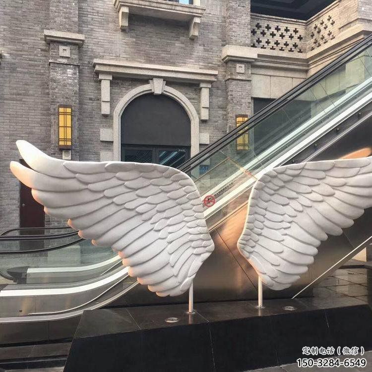 廣州景觀鳥翅雕塑制造，歐式風(fēng)格，不銹鋼鳥翅雕塑定價