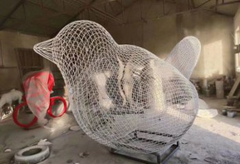 鼓樓鏤空小鳥雕塑精選，陸地擺件，鐵藝鳥兒雕塑精品